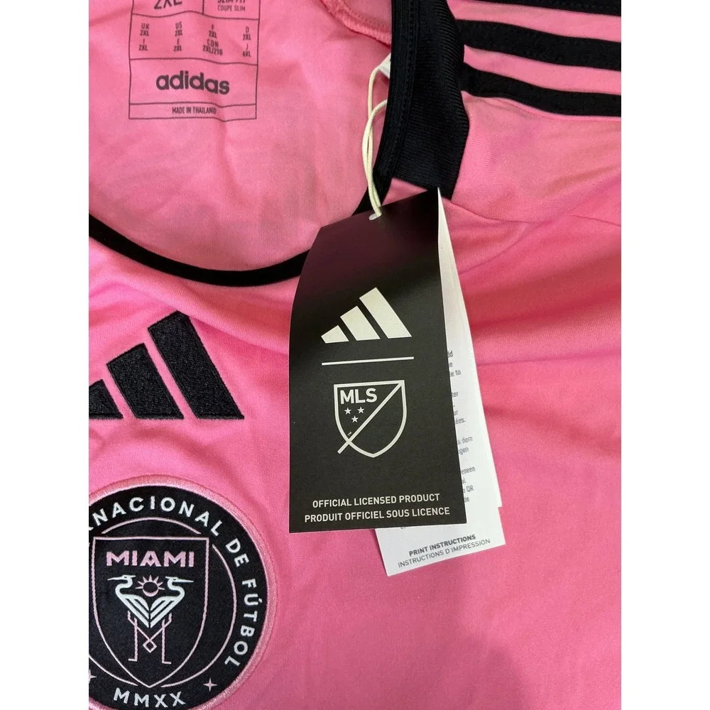 Adidas Inter Miami Messi #10 Pink Jersey Mens 2XL‎ Soccer MLS AEROREADY NEW